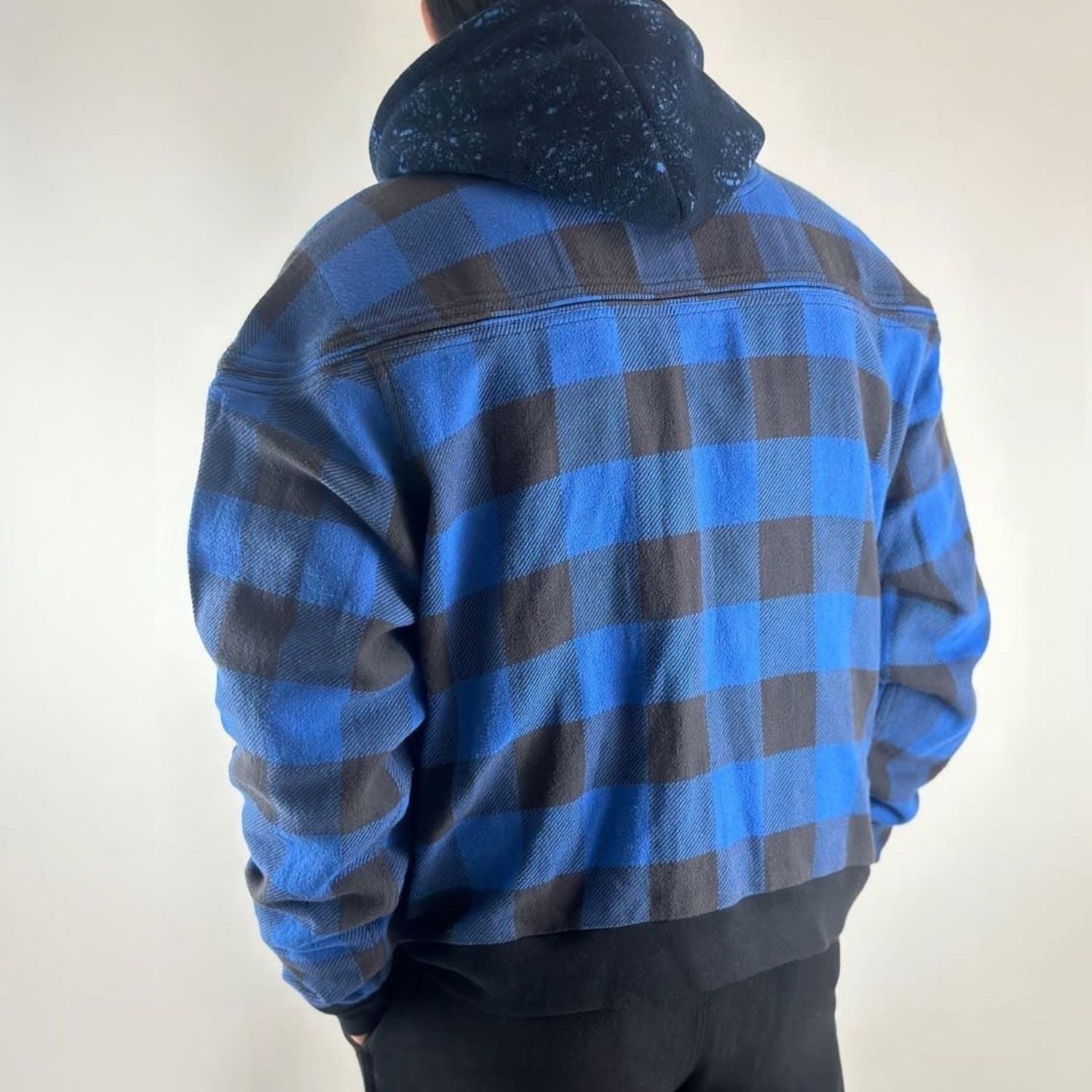 Blue Black Check Jacket