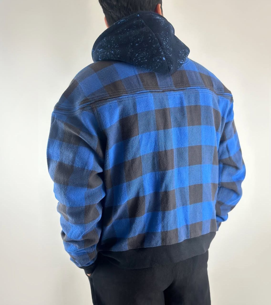 Blue Black Check Jacket