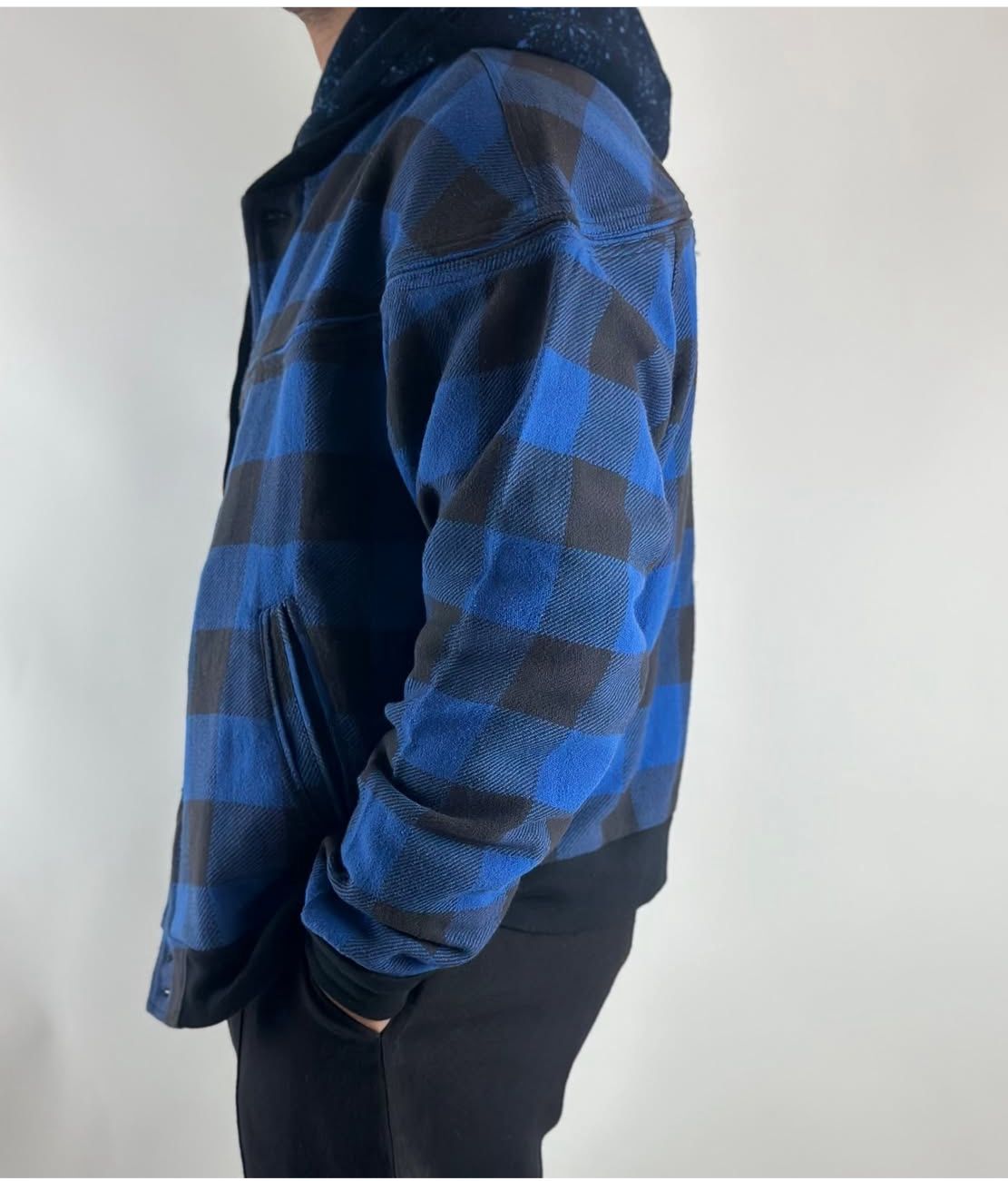 Blue Black Check Jacket